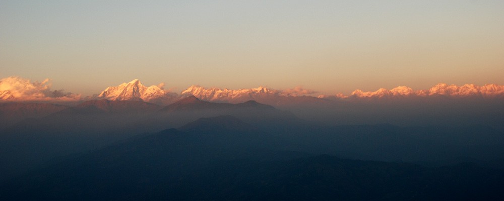 Panoramic Nagarkot Sunrise View