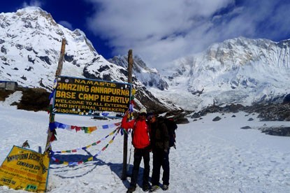 Annapurna View  from Base Camp