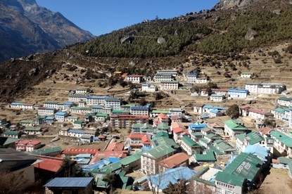 Namche Bazaar.