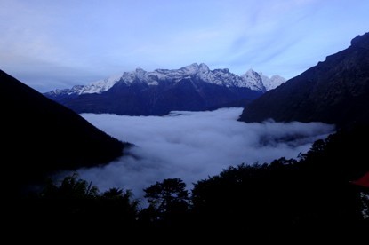 Vally view from Tengboche.