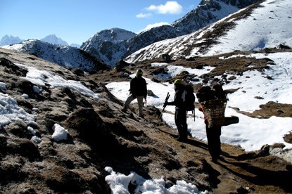 View before Chola Pass.