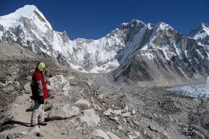 View of Everest Base Camp.