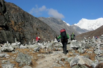 Heading to Gokyo.