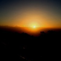 Sunrise view at Nagarkot.